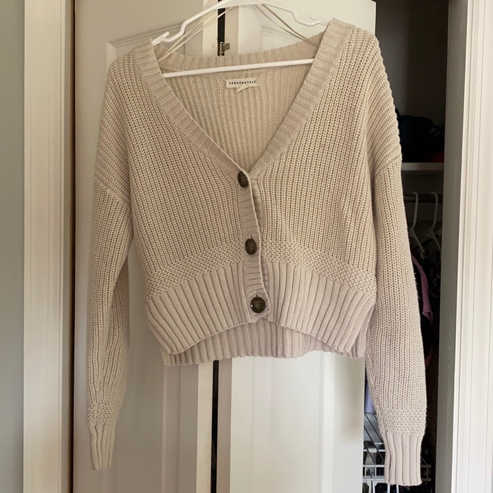 Aeropostale cropped cardigan